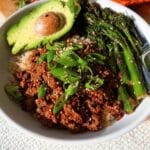 Gochujang Beef and Broccolini Bowls