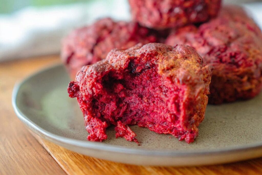 Healthy Beetroot Muffins