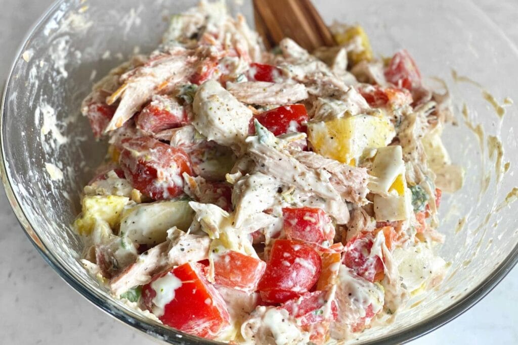 Italian Grinder Chicken Salad
