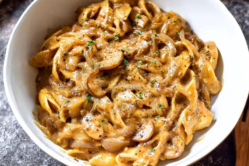One Pot French Onion Pasta
