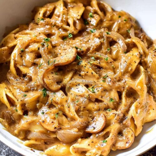 One Pot French Onion Pasta