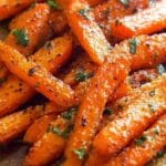 Parmesan Garlic Roasted Carrots