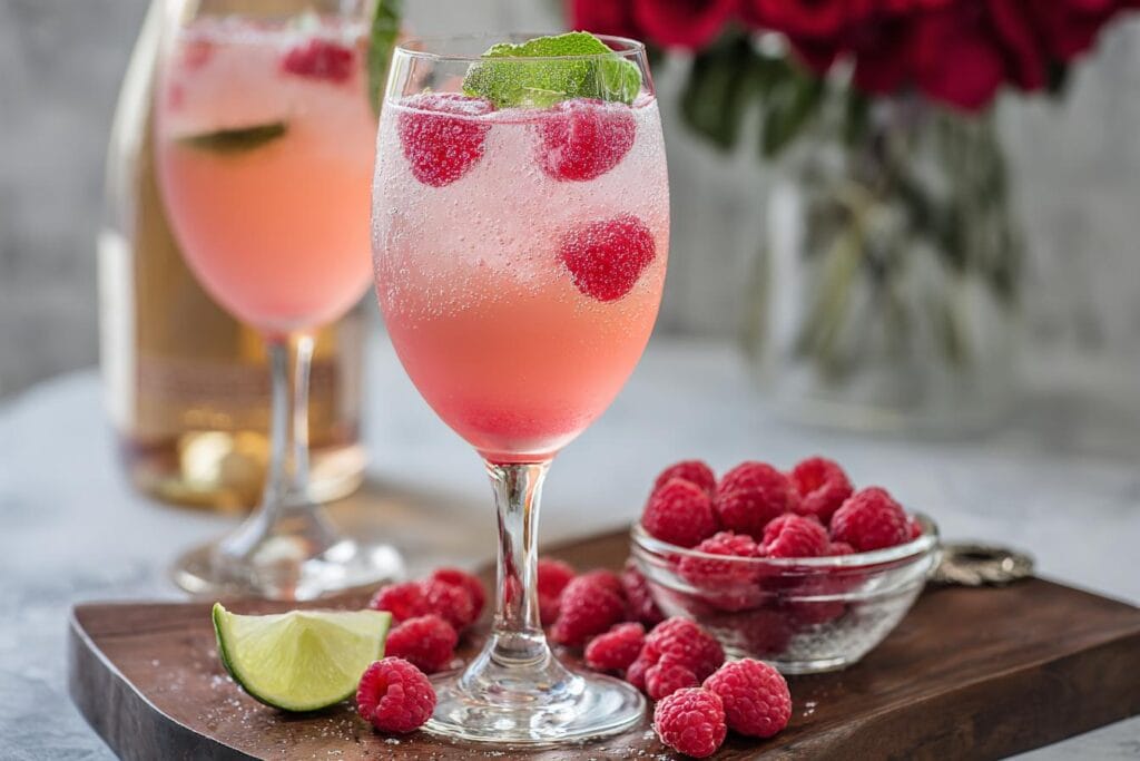 Raspberry Moscato Cocktail