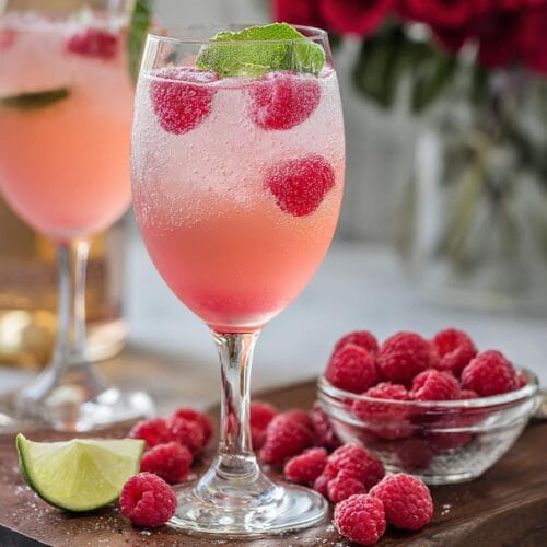 Raspberry Moscato Cocktail