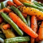 Roasted Carrots Green Beans