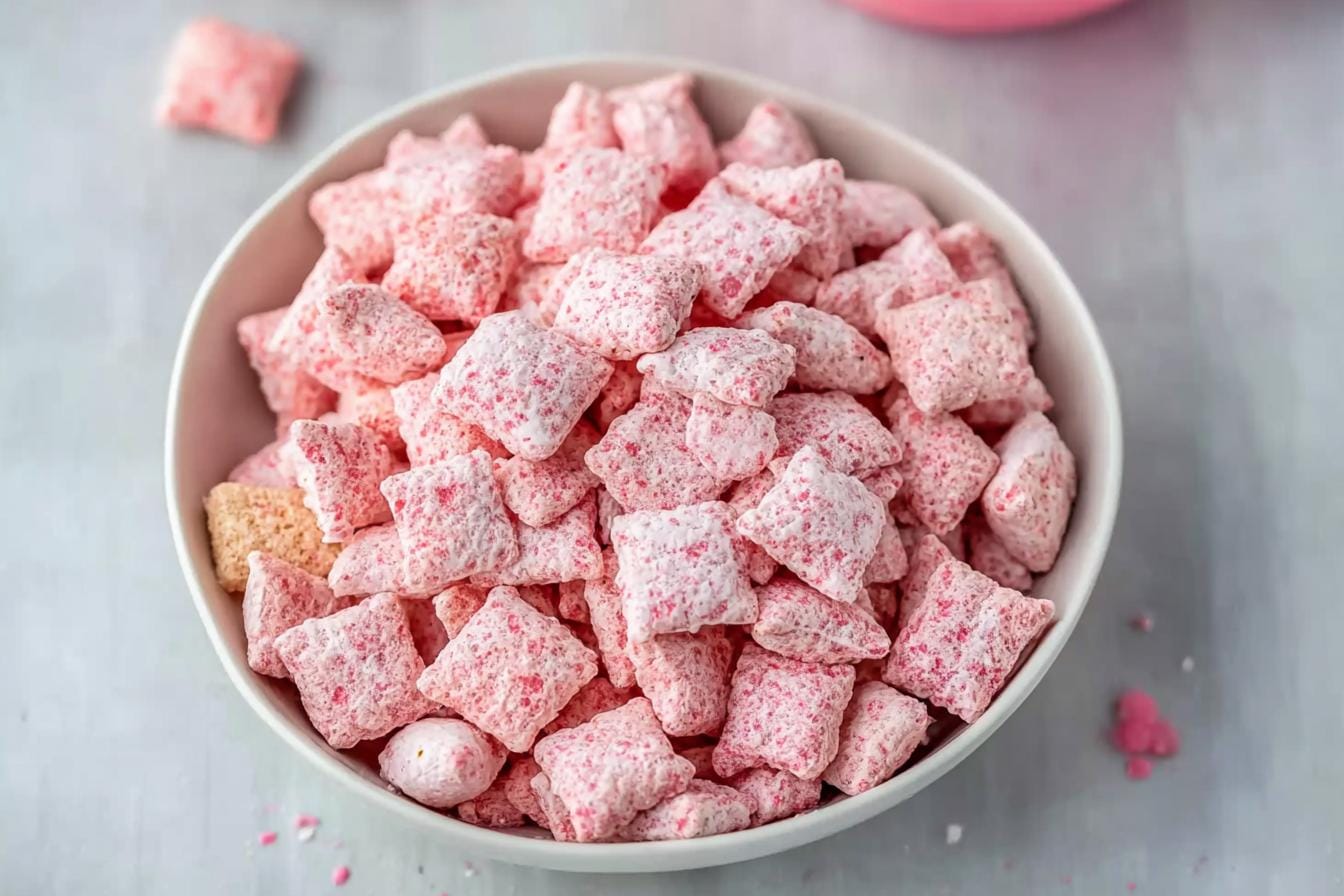 Strawberry Shortcake Puppy Chow