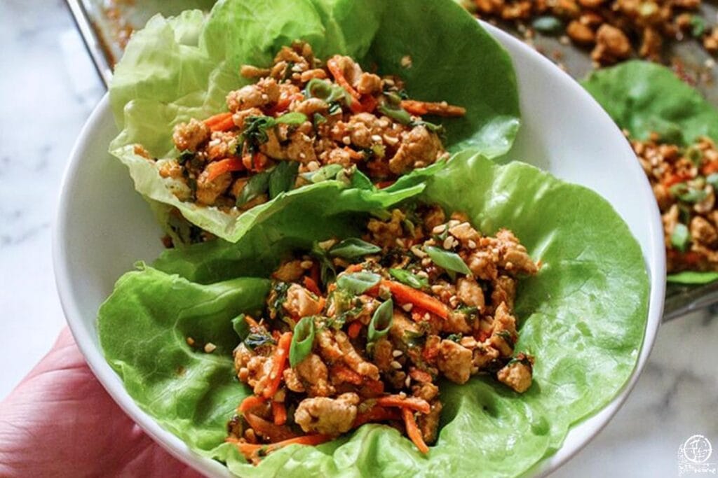 Thai Chicken Lettuce Wraps