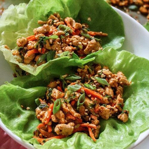 Thai Chicken Lettuce Wraps