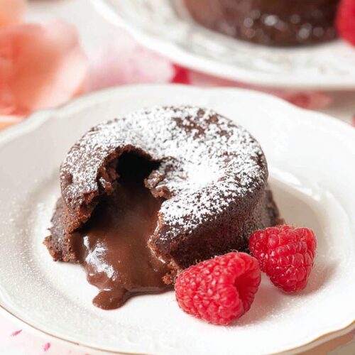 Valentines Day Chocolate Lava Cake