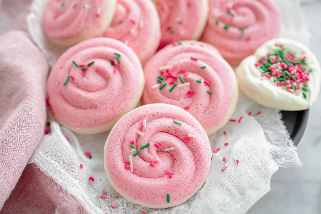 Valentines Day Pink Velvet Cookies
