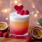 Valentines Day Raspberry Passionfruit Tequila Sour