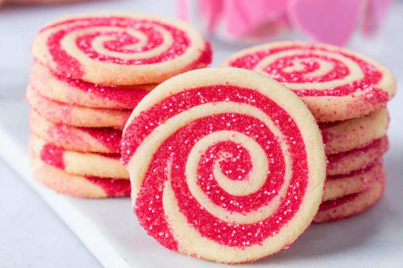 Valentines Day Swirl Cookies