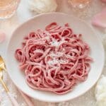 Valentines Day Vegan Pink Pasta