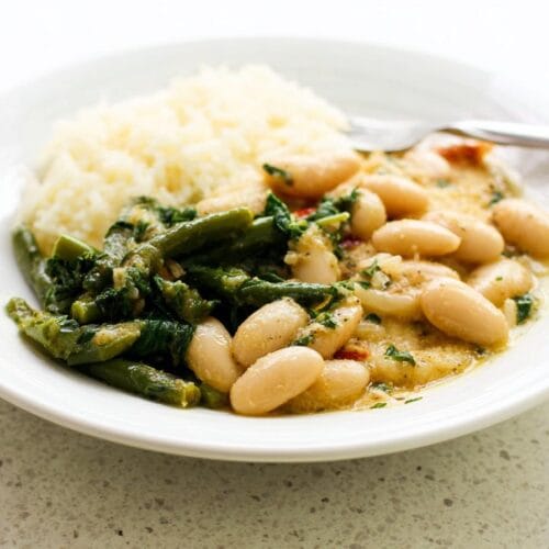 Vegetarian Piccata with Cannellini Beans