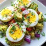 Workout Egg Avocado Salad