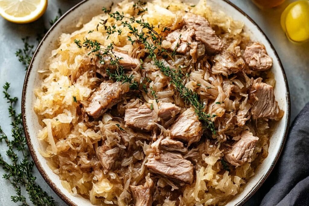 Pork And Sauerkraut