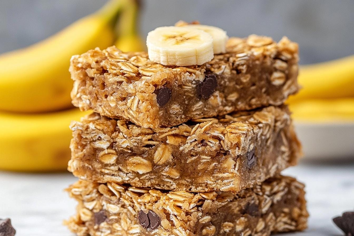 Banana Oatmeal Bars