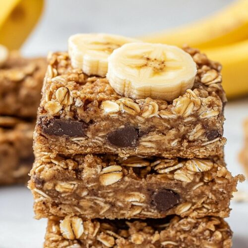 Banana Oatmeal Bars