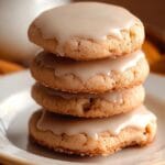 Brown Butter Brown Sugar Maple Glazed Cookies