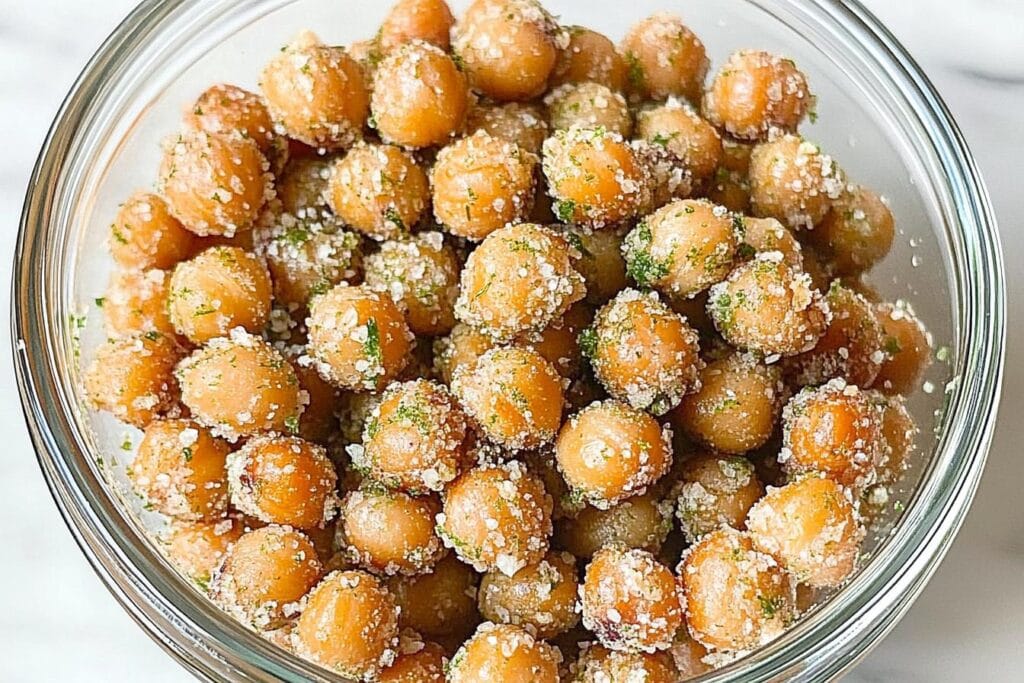 Healthy Crispy Roasted Chickpeas