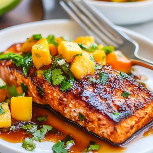 Mango Teriyaki Salmon