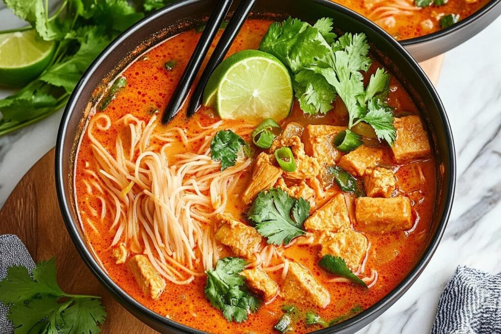 Thai Red Curry Noodle Soup