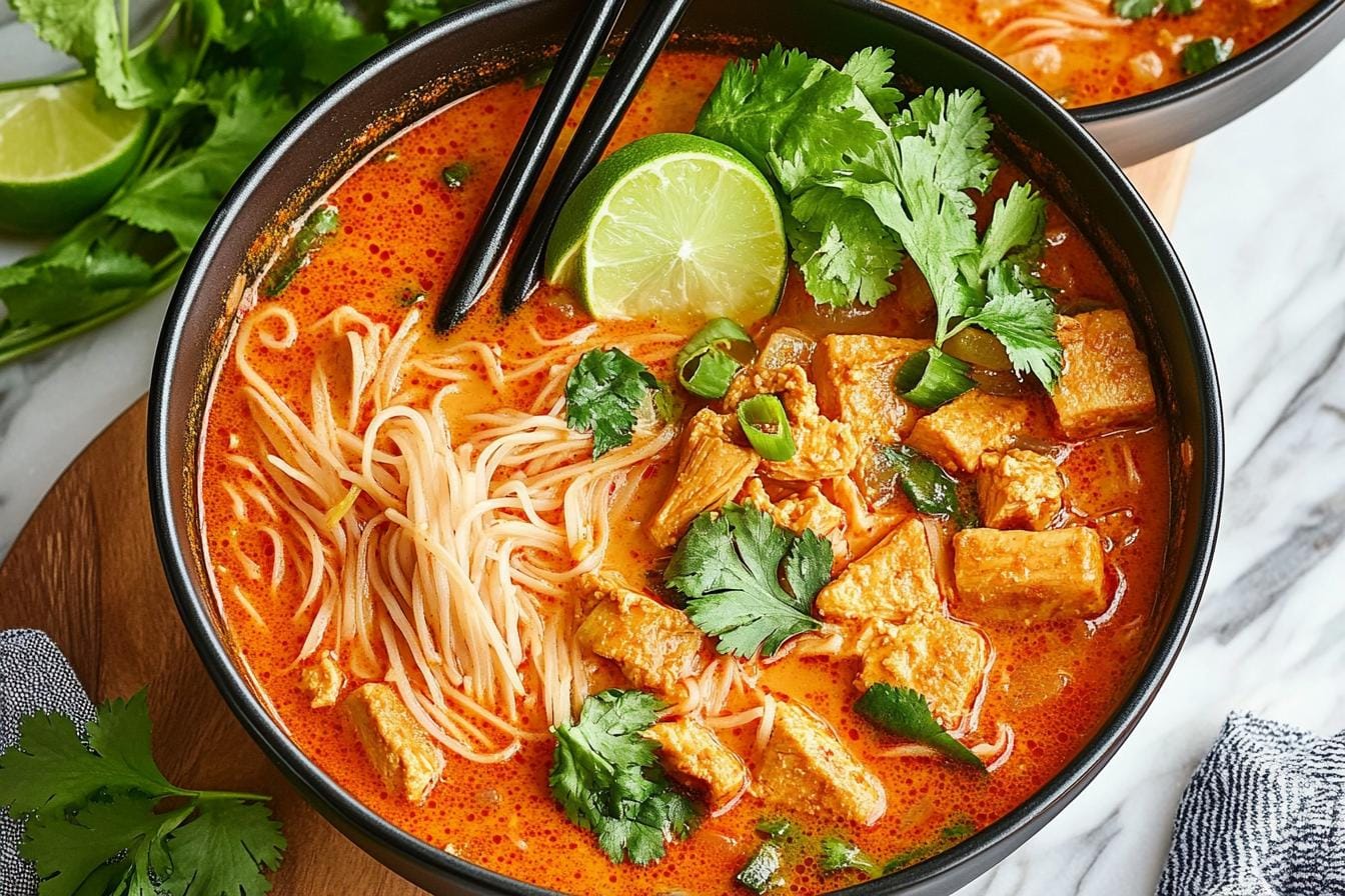 Thai Red Curry Noodle Soup