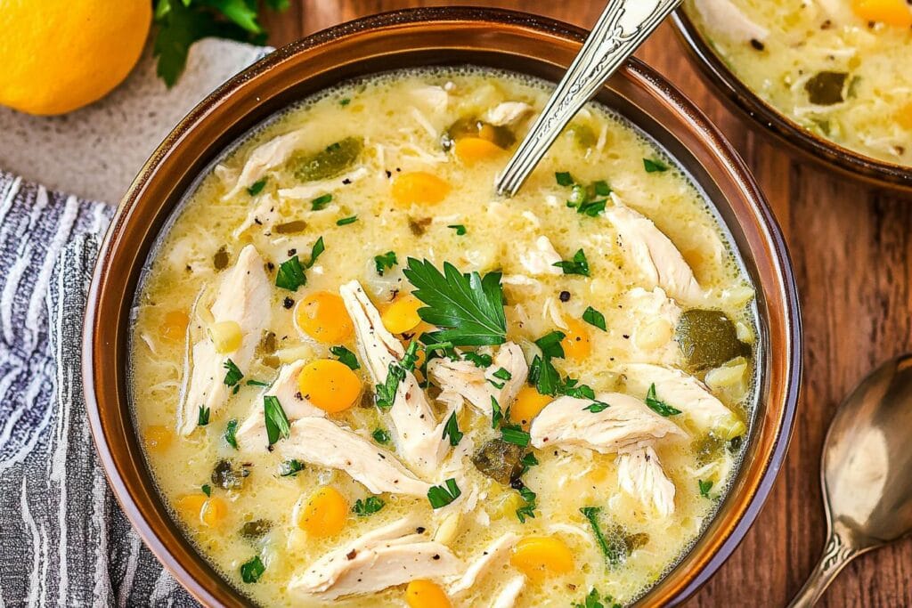 Chicken Piccata Soup