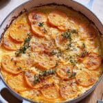 Sweet Potatoes Au Gratin