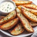 Baked Garlic Parmesan Potato Wedges