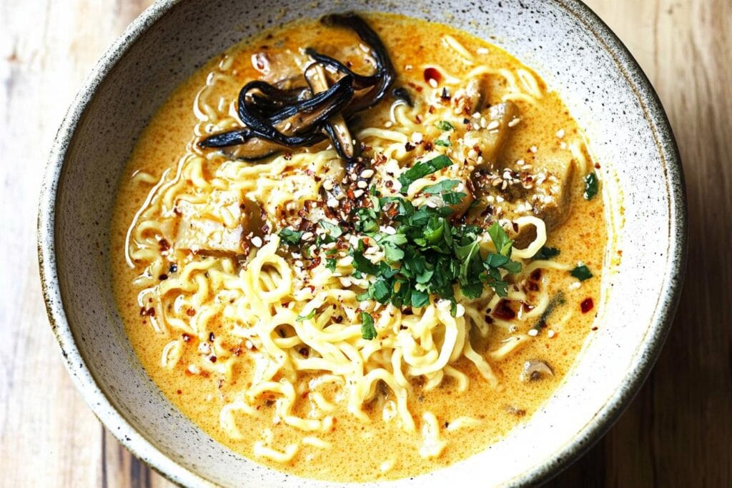 Spicy Coconut Curry Ramen