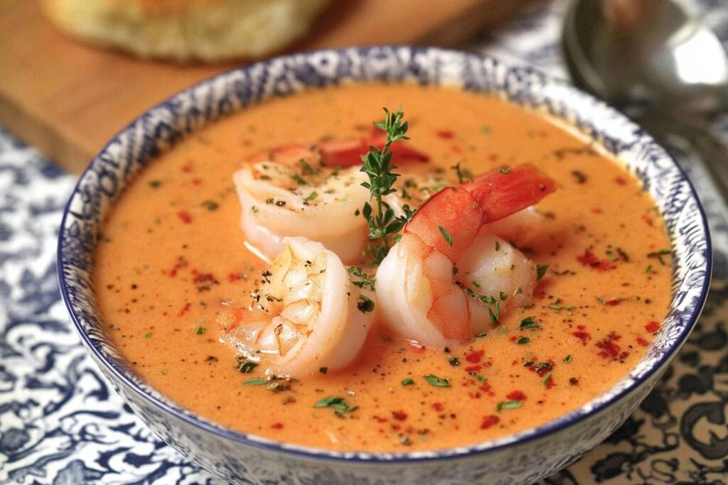 shrimp bisque soup