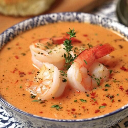 shrimp bisque soup