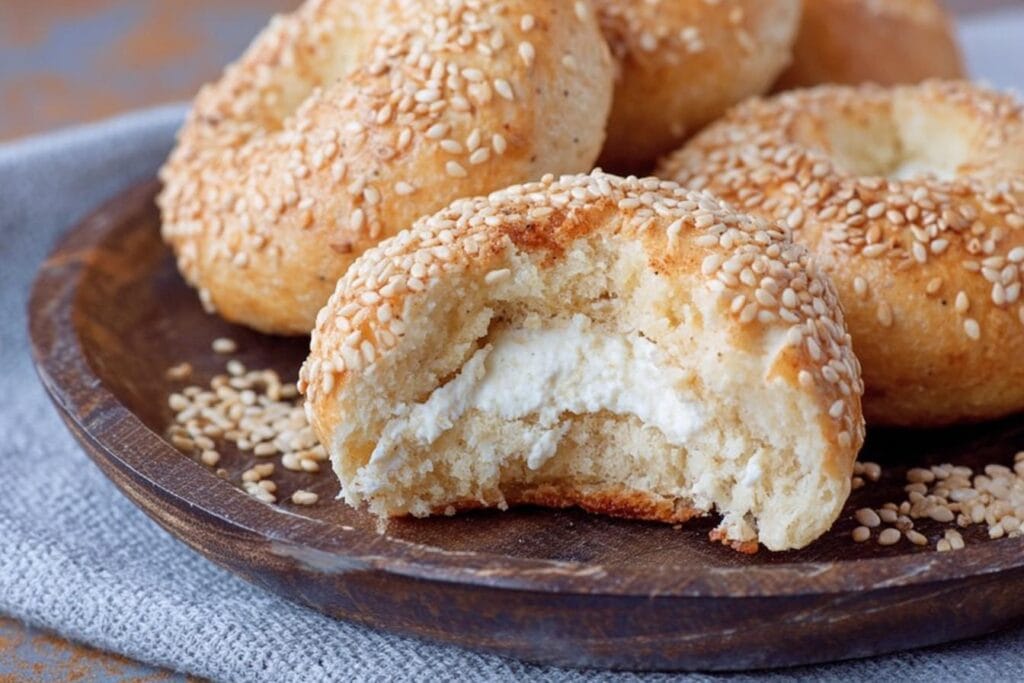 3 Ingredient High Protein Bagel Bites