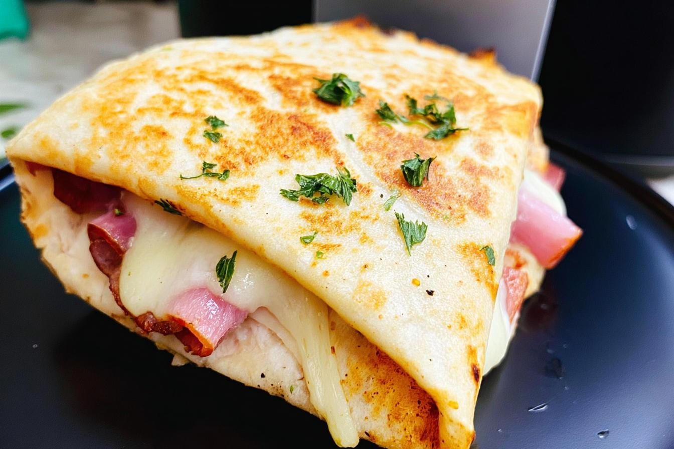 Air Fryer Chicken Cordon Bleu Wraps