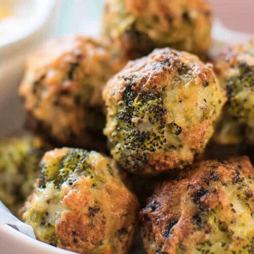 Baked Broccoli Cheese Balls