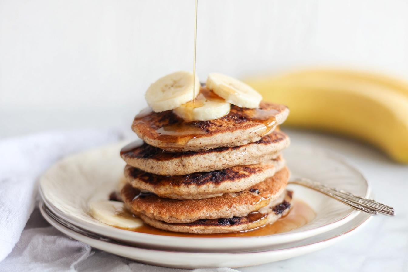 Banana Cottage Cheese Pancakes