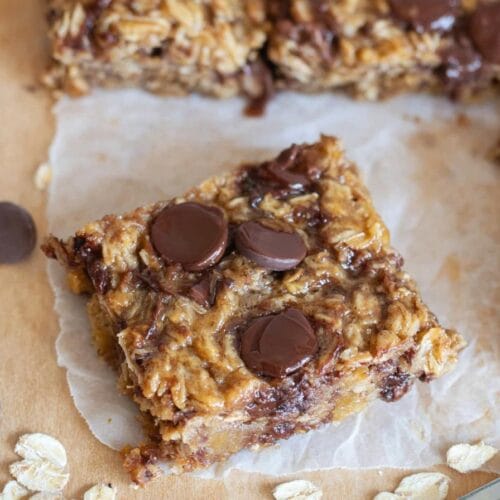 Banana Oatmeal Bars