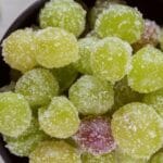 Candied Frozen Sour Grapes