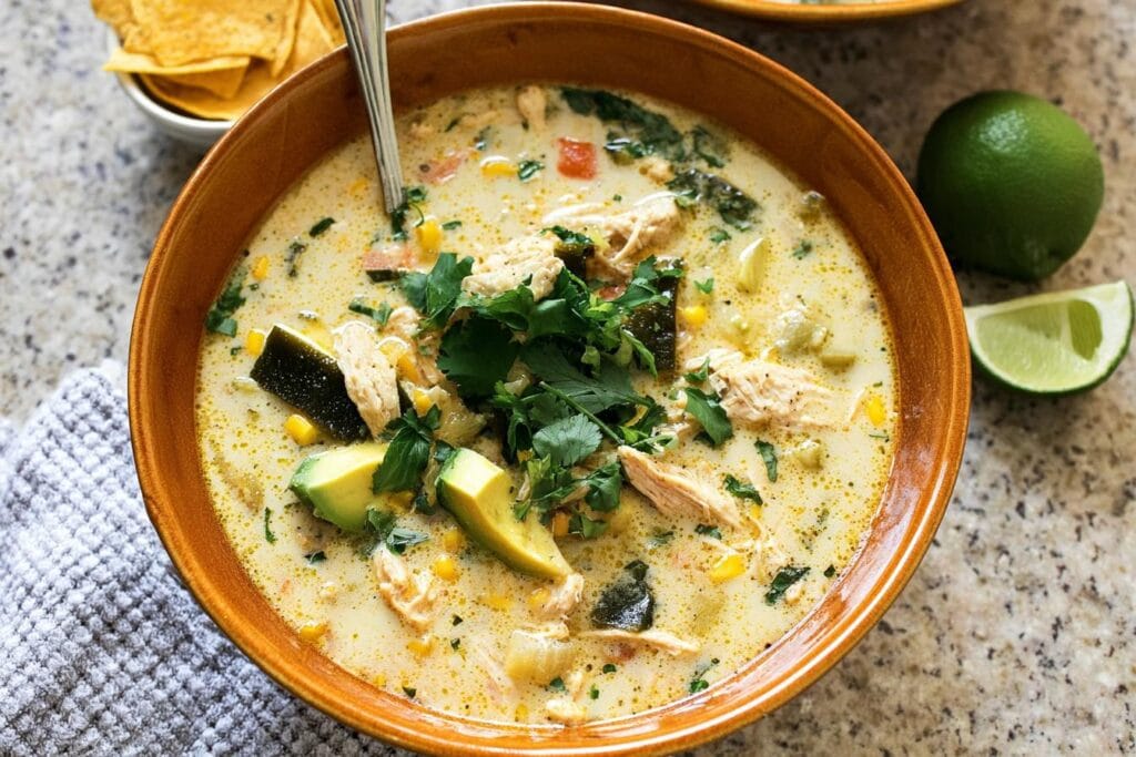 Chicken Poblano Soup