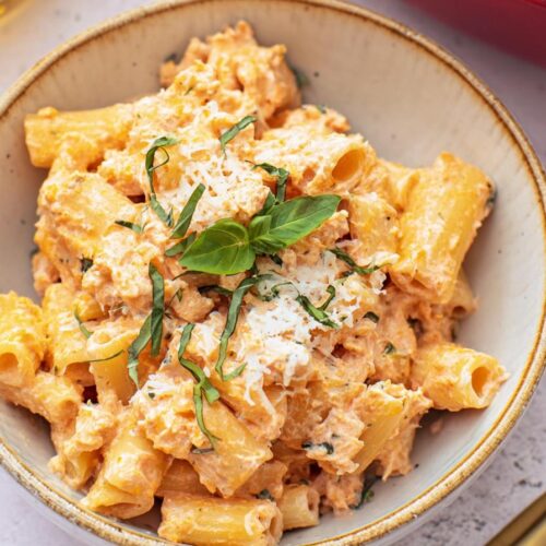 Creamy Cottage Cheese Pasta