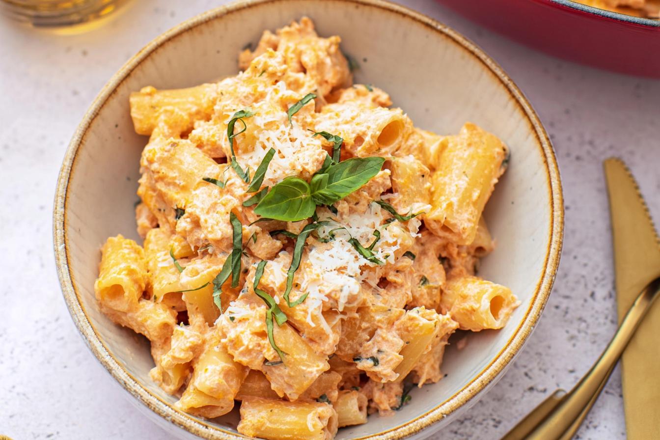 Creamy Cottage Cheese Pasta