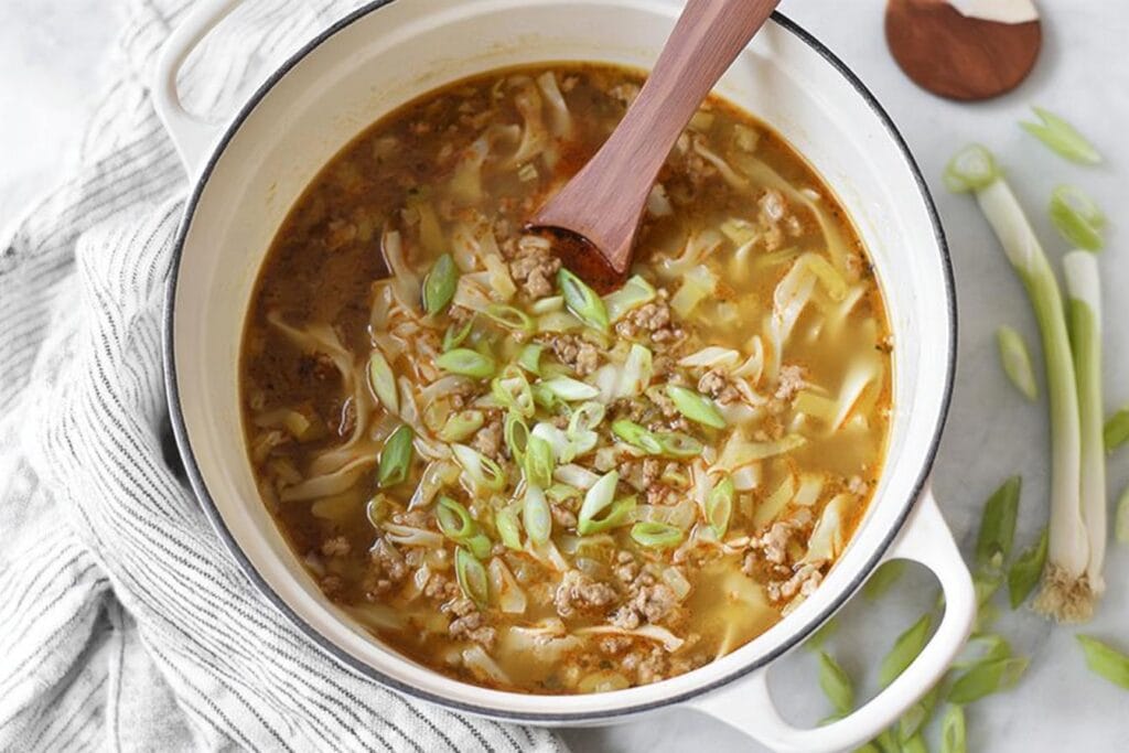 Easy Egg Roll Soup