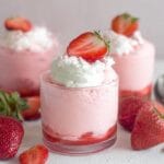 Easy Fresh Strawberry Mousse