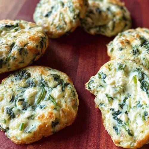 Easy Spinach Cottage Cheese Flagels