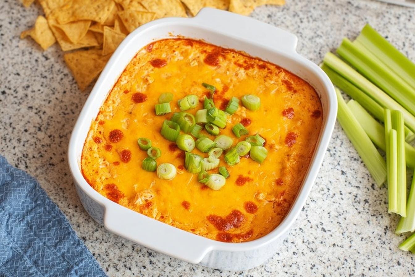 Healthy Buffalo Chicken Dip