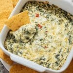 Healthy Spinach Artichoke Dip