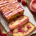 Homemade Strawberry Pound Cake