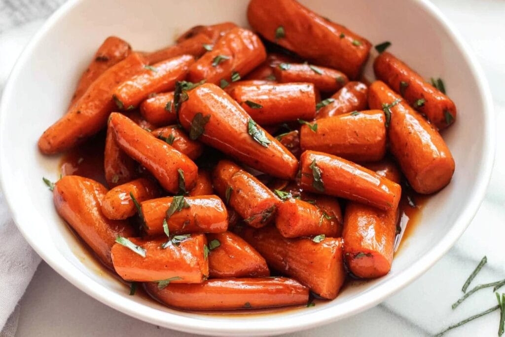 Honey Balsamic Glazed Carrots