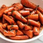 Honey Balsamic Glazed Carrots